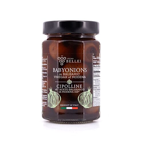 Bellei Cipolline all `Aceto Balsamico di Modena I.G.P. Zwiebelchen in Balsamessig aus Modena 290g 160 Gramm Abtropfgewicht Produktbild