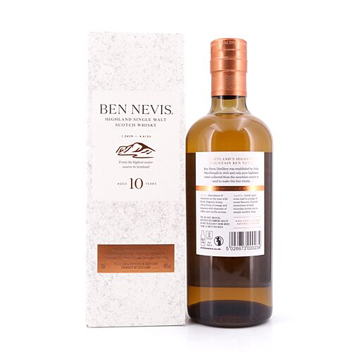 Ben Nevis 10 Jahre  0,70 Liter/ 46.0% vol Produktbild