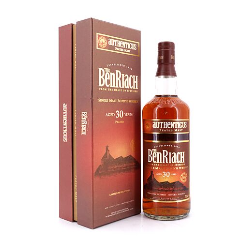 Benriach 30 Jahre Authenticus Peated  0,70 Liter/ 50.0% vol Produktbild