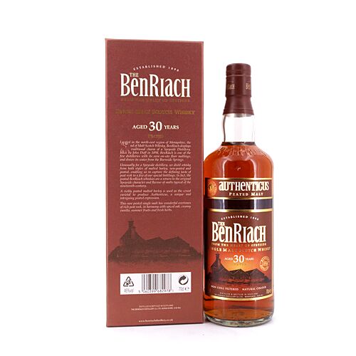 Benriach 30 Jahre Authenticus Peated  0,70 Liter/ 50.0% vol Produktbild