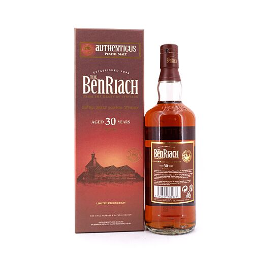 Benriach 30 Jahre Authenticus Peated  0,70 Liter/ 50.0% vol Produktbild