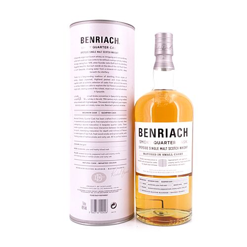 Benriach Smoky Quarter Cask Literflasche 1 Liter/ 46.0% vol Produktbild