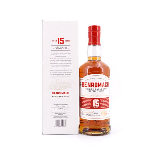 Benromach 15 Jahre  0,70 Liter/ 43.0% vol Produktbild