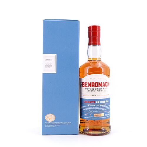 Benromach Contrasts: Air Dried Oak 10 Jahre 0,70 Liter/ 46.0% vol Produktbild