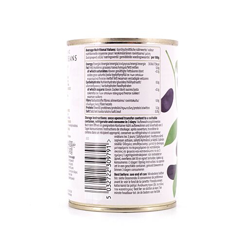 Biona Organic Black Beans Schwarze Bohnen 240 Gramm Abtropfgewicht Produktbild