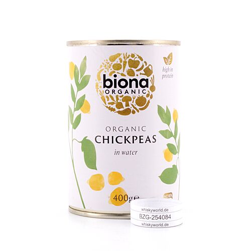 Biona Organic Chickpeans Kichererbsen 400g 240 Gramm Abtropfgewicht Produktbild