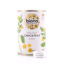 Biona Organic Chickpeans Kichererbsen 400g Produktbild