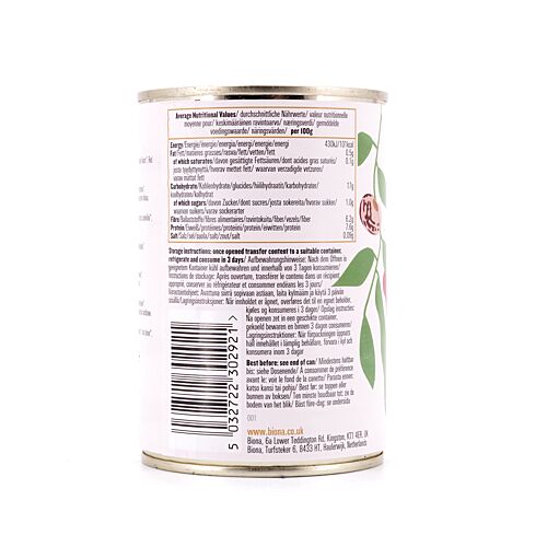 Biona Organic Mixed Beans Gemischte Bohnen 240 Gramm Abtropfgewicht Produktbild