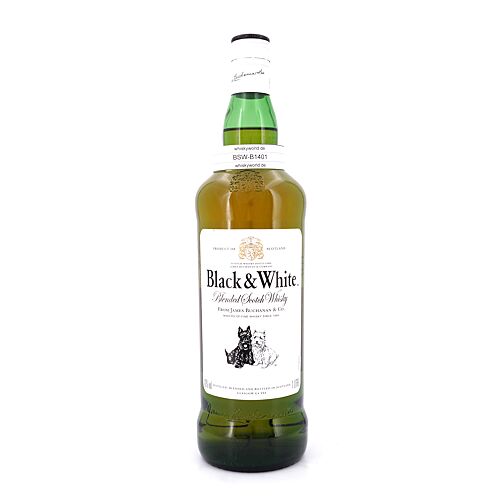 Black & White Blended Scotch Whisky Literflasche 1 Liter/ 40.0% vol Produktbild