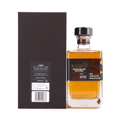 Bladnoch 13 Jahre Bourbon Casks  0,70 Liter/ 46.7% vol Produktbild