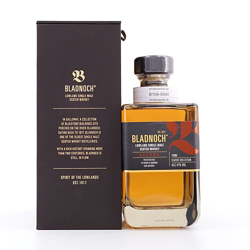 Bladnoch Alinta peated Release PX Sherry & Bourbon  0,70 Liter/ 47.0% vol Produktbild