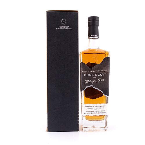 Bladnoch Pure Scot Midnight Peat  0,70 Liter/ 44.5% vol Produktbild