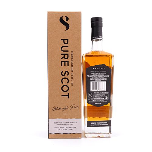 Bladnoch Pure Scot Midnight Peat  0,70 Liter/ 44.5% vol Produktbild