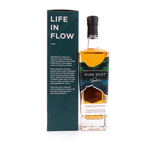 Bladnoch Pure Scot Signature Blended Scotch  0,70 Liter/ 40.0% vol Produktbild