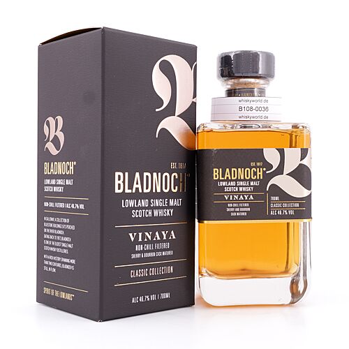 Bladnoch Vinaya  0,70 Liter/ 46.7% vol Produktbild