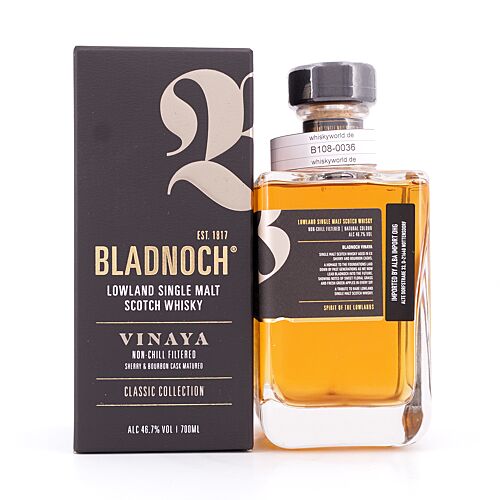 Bladnoch Vinaya  0,70 Liter/ 46.7% vol Produktbild