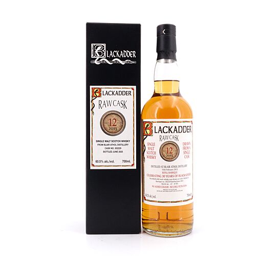 Blair Athol Blackadder Raw Cask 12 Jahre Cask Strength 261 Bottles 0,70 Liter/ 60.5% vol Produktbild