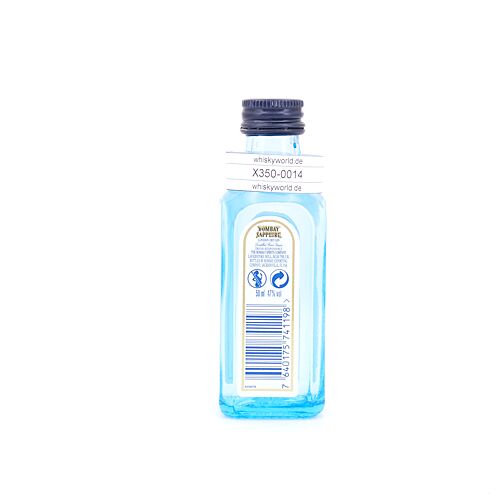 Bombay London Dry Gin Miniatur 0,050 Liter/ 47.0% vol Produktbild