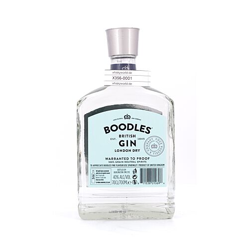 Boodles British London Dry Gin  0,70 Liter/ 40.0% vol Produktbild