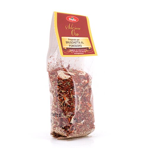 Borghini Pomodori Secchi Italiani Zubereitung für Bruschetta mit Tomaten 100 Gramm Produktbild