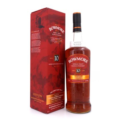 Bowmore 10 Jahre Inspired by Devil's Casks Finest Oloroso Sherry And Wine Casks Literflasche 1 Liter/ 46.0% vol