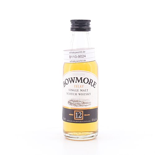 Bowmore 12 Jahre Miniatur 0,050 Liter/ 40.0% vol Produktbild