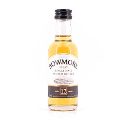 Bowmore 12 Jahre Miniatur Produktbild