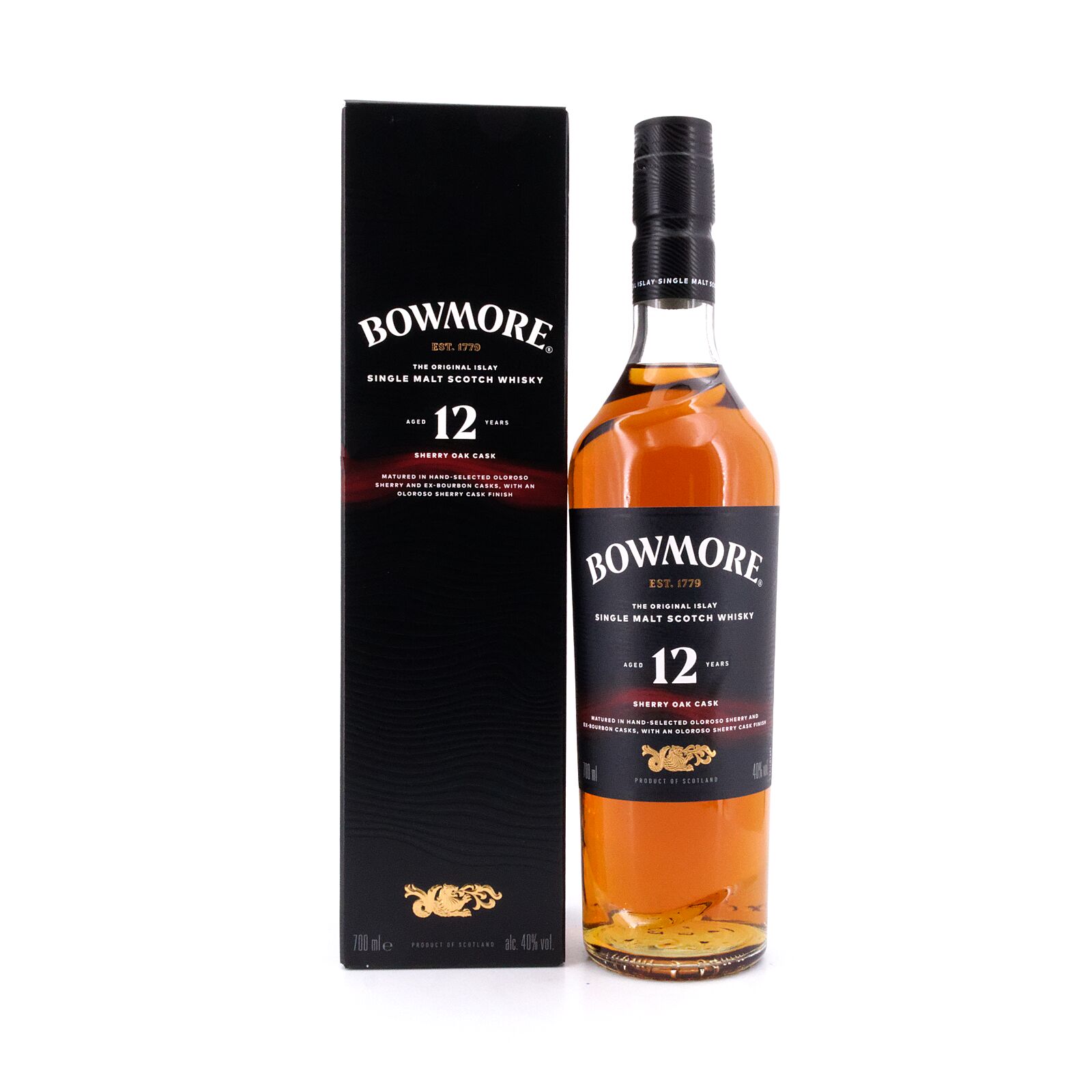 Bowmore 12 Jahre Sherry Oak Collection 0,70 Liter/ 40.0% vol