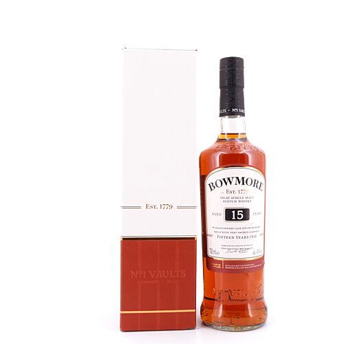 Bowmore 15 Jahre Sherry Cask Finish  0,70 Liter/ 43.0% vol Produktbild