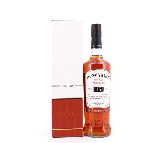 Bowmore 15 Jahre Sherry Cask Finish  0,70 Liter/ 43.0% vol Produktbild