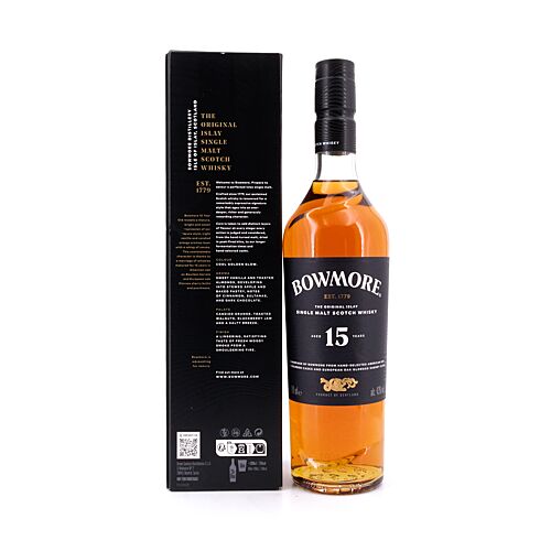 Bowmore 15 Jahre  0,70 Liter/ 43.0% vol Produktbild