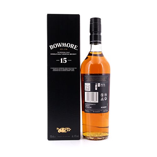 Bowmore 15 Jahre  0,70 Liter/ 43.0% vol Produktbild