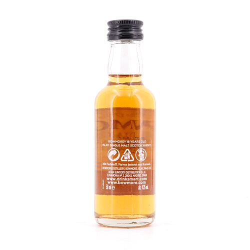Bowmore 18 Jahre Miniatur 0,050 Liter/ 43.0% vol Produktbild