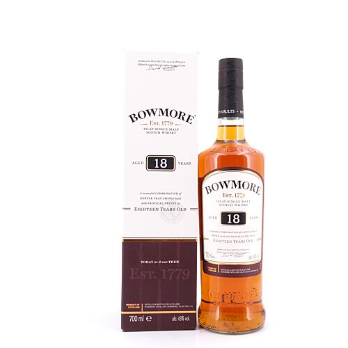 Bowmore 18 Jahre  0,70 Liter/ 43.0% vol Produktbild