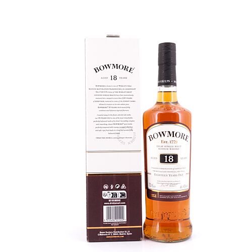 Bowmore 18 Jahre  0,70 Liter/ 43.0% vol Produktbild