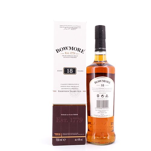 Bowmore 18 Jahre  0,70 Liter/ 43.0% vol Produktbild