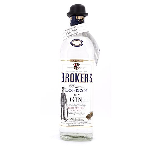 Broker's Premium Dry Gin  0,70 Liter/ 40.0% vol Produktbild
