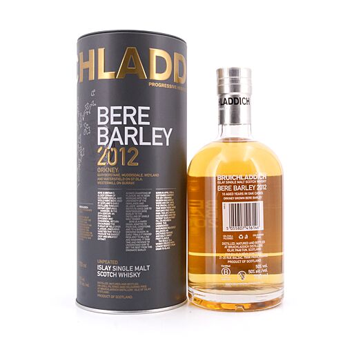 Bruichladdich Bere Barley 2012  0,70 Liter/ 50.0% vol Produktbild