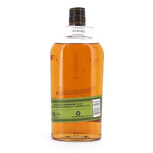 Bulleit Frontier Rye Whiskey Small Batch  0,70 Liter/ 45.0% vol Produktbild