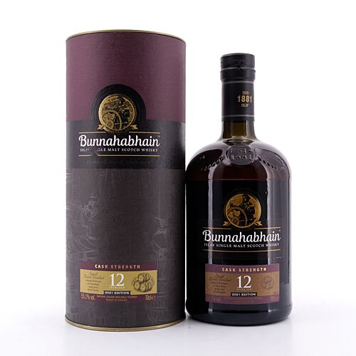 Bunnahabhain 12 Jahre Cask Strength Edition 2021 0,70 Liter/ 55.1% vol Produktbild