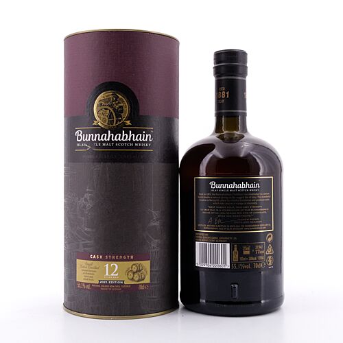 Bunnahabhain 12 Jahre Cask Strength Edition 2021 0,70 Liter/ 55.1% vol Produktbild