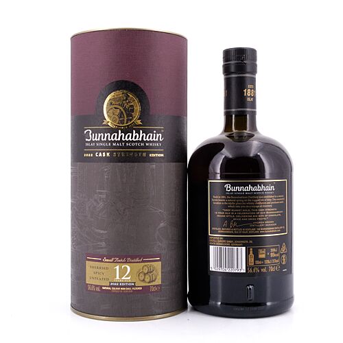 Bunnahabhain 12 Jahre Cask Strength Edition 2022 0,70 Liter/ 56.6% vol Produktbild