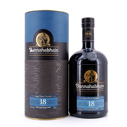 Bunnahabhain 18 Jahre  0,70 Liter/ 46.3% vol Produktbild