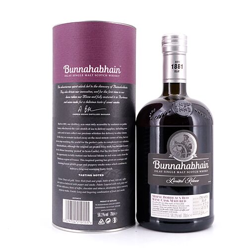 Bunnahabhain 2008 Mòine Bordeaux Red Wine Cask  0,70 Liter/ 58.1% vol Produktbild