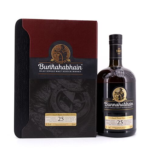 Bunnahabhain 25 Jahre  0,70 Liter/ 46.3% vol Produktbild