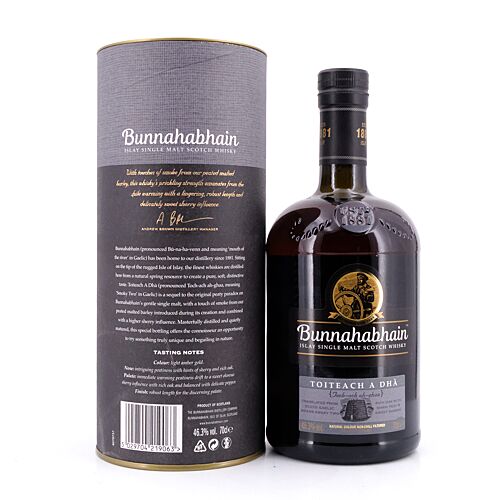 Bunnahabhain Toiteach A Dhà  0,70 Liter/ 46.3% vol Produktbild