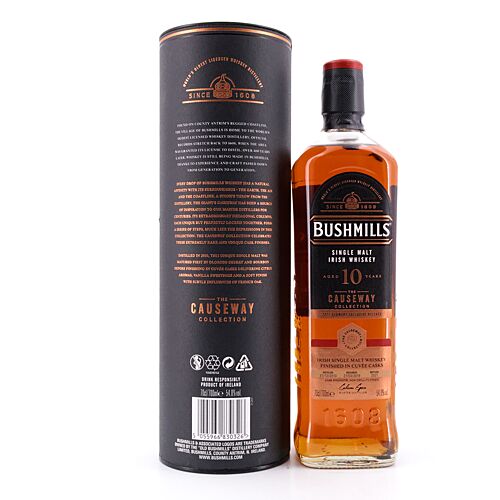 Bushmills 10 Jahre Cuvee Cask Cask Strength Finish In Cuvèe Casks 0,70 Liter/ 54.8% vol Produktbild