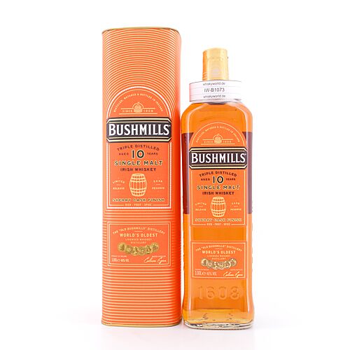 Bushmills 10 Jahre Sherry Cask Finish Literflasche 1 Liter/ 46.0% vol Produktbild