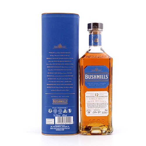 Bushmills 12 Jahre  0,70 Liter/ 40.0% vol Produktbild