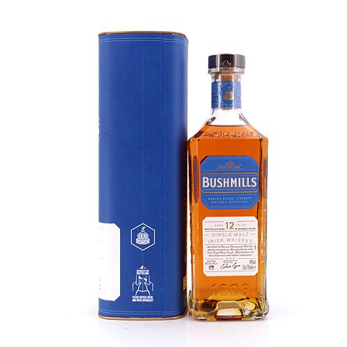 Bushmills 12 Jahre  0,70 Liter/ 40.0% vol Produktbild